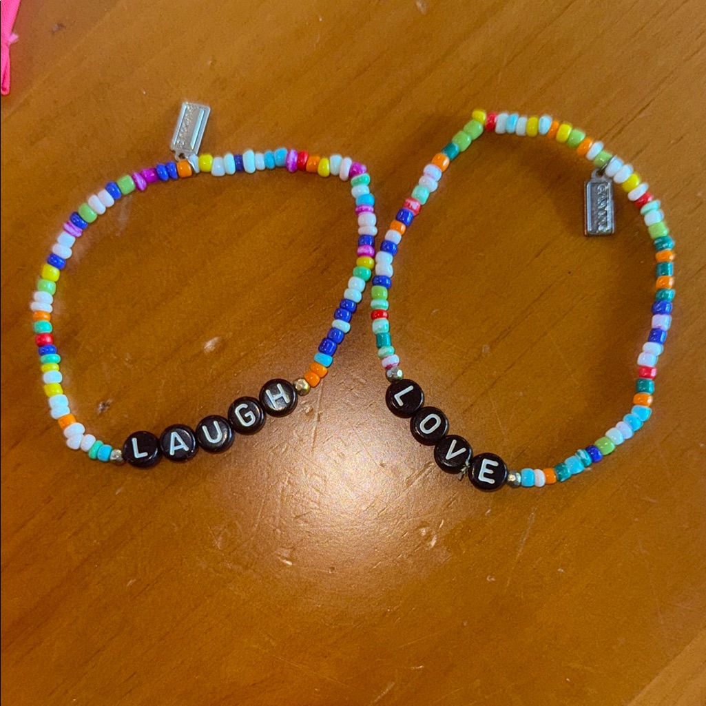 Canvas Colorful Beaded Bracelets
